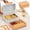 #17Orange, variant on Portable Lunch Box for Students and Office, Microwave Safe Compartmentalized Food Grade Airtight Container, Perfect for Meal Prep Travel Camping, BPA Free, Stackable
