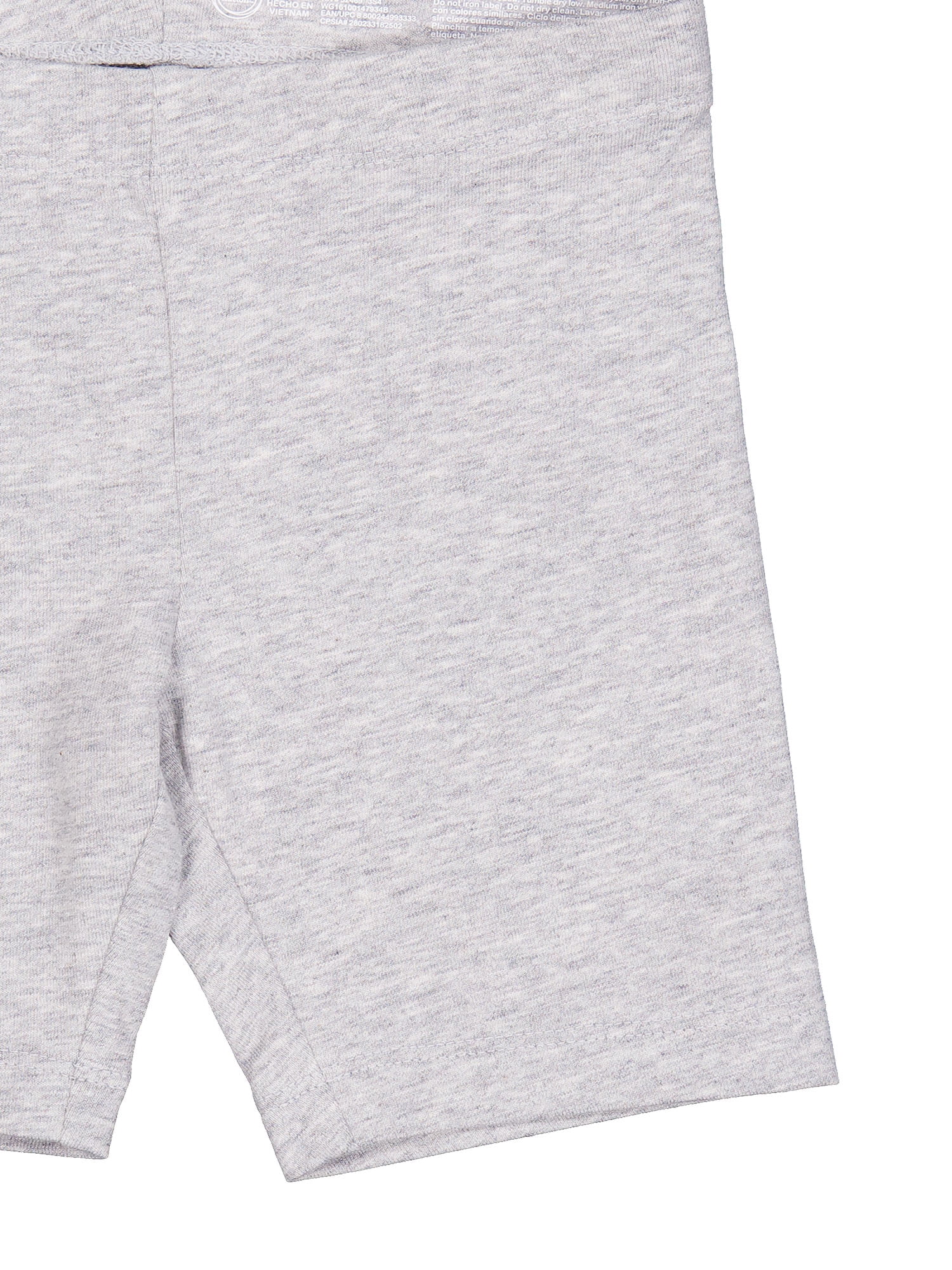 Wonder Nation Girls Bike Shorts, 2-Pack, Sizes 4-18 & Plus