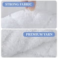 thumbnail image 6 of Yamaziot 3pcs Bathroom Rugs Set with U-Shaped Mat, Non Slip, Quick Drying, Ultra Soft and Water Absorbent Bath Rug Carpet Machine Washable Rug, White, 6 of 8
