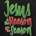 thumbnail image 3 of CafePress - Jesus Is The Reason Women's Dark Pajamas - Women's Short Sleeve Print T-Shirt and Pants Dark Cotton Pajama Set, 3 of 7