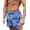 P Blue Cashews, variant on Men Bathing Suit Swimwear Square Leg Chubbies Sexy Elastic Board Short