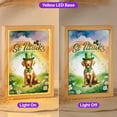 thumbnail image 2 of Happy St. Patrick’s Day Vizsla with Green Hat Shamrocks Rainbow Acrylic Plaque with Wood Photo Frame Box Vizslas Dog Lover Gifts Idea Light Box - 03007, 2 of 5