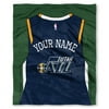 NBA Utah Jazz "Jersey" Personalized Silk Touch Throw Blanket