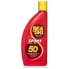 SEA & SKI Beyond UV Hydrating Sunscreen Lotion, Sport, Broad Spectrum SPF 50, Fragrance Free, 8 Oz