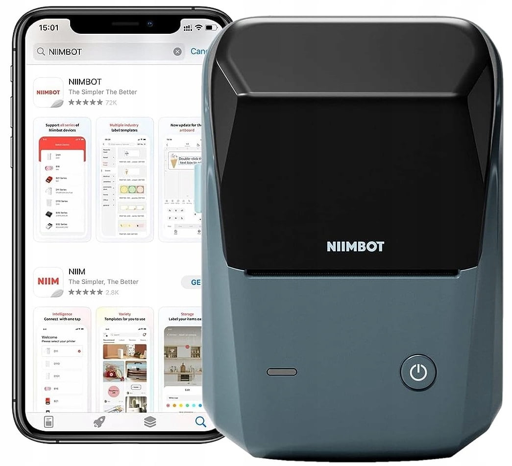 Bluetooth portable thermal label printer, commercial price tag printer