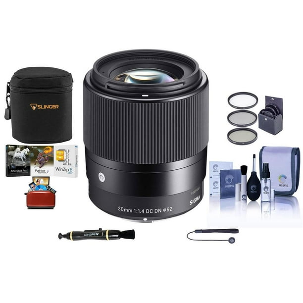 Sigma 30mm F 1 4 Dc Dn Contemporary Lens For Canon Ef M Bundle With Free Accessories Mac Software Suite Walmart Com Walmart Com