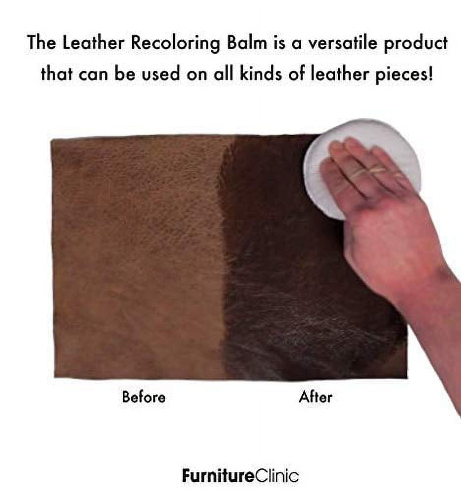FurnitureClinic Leather Re-Coloring Balm, Non Toxic Leather Color Restorer  for Furniture
