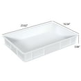 thumbnail image 2 of Buyitt Set of 4 Pizza Dough Proofing Box, Commericial Grade Dough Proofing Tray, Stackable Dough Proofing Container Pan, White, 2 of 6