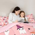 thumbnail image 5 of Manfei Kawaii Ghost Bedding Twin Comforter Set, Cute Halloween Comforter Sets Twin Size, Cartoon Theme Reversible Comforters & Duvets, Super Cozy Room Decoration, 2 Pieces, 5 of 8