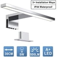 thumbnail image 2 of Energy-Efficient LED Wraparound Light Fixture, Easy Installation, Bright Neutral White Light for Bathroom Bedroom, 2 of 6
