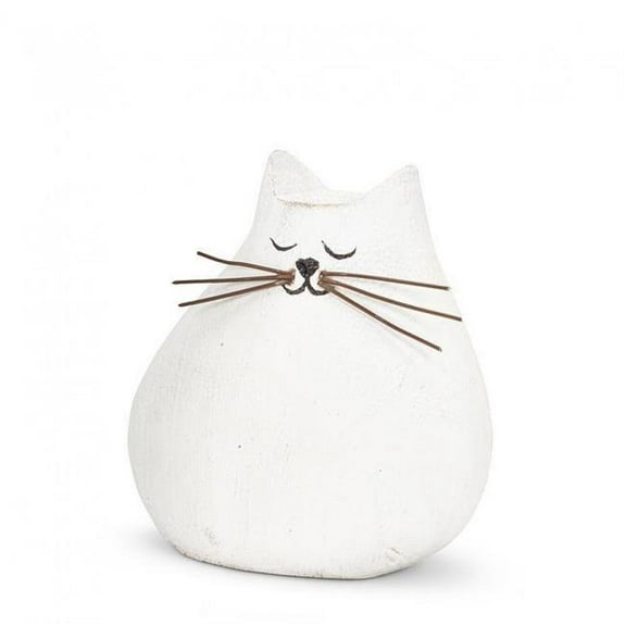 MDR Trading Inc. AB-27-SHORELINE-579 White And Black Cat Figurine