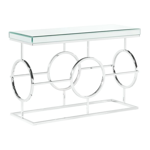 Picket House Furnishings Katie Rectangle Mirrored Sofa Table Com Picket House Furnishings Katie, Glass Mirror Sofa Table