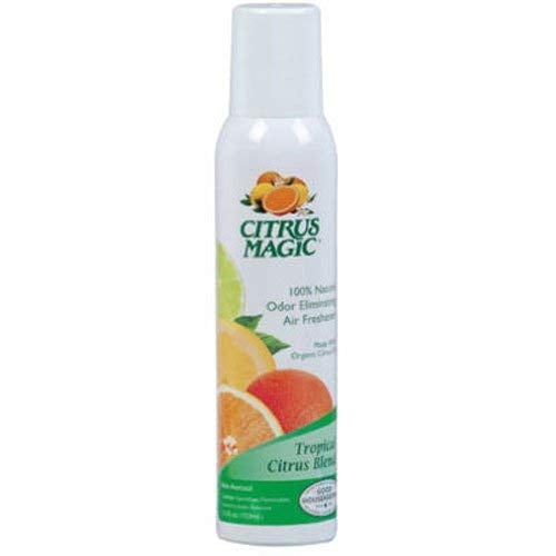 Citrus Magic Freshening Spray Tropical Citrus Blend Scent Can 3.5 Oz