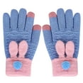 thumbnail image 1 of Ladies Knitted Gloves Anti-Slip Winter Gloves Touch Screen Gloves for Students, 1 of 10