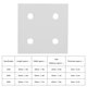 thumbnail image 5 of Conector De Soporte De Fijación, Placa De Tablero De Unión De 5 Piezas Para Muebles Para Gabinete Para Madera Para Estantes, 5 of 8