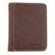 thumbnail image 2 of Cartera de lujo para hombre, portátil, suave, de cuero PU, triple pliegue, tarjetero de identificación, monedero marrón Hugo Cartera de los hombres de la moda, 2 of 9