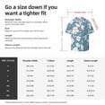 thumbnail image 5 of Goofa Lilies Flowers Printed Men's Casual Short-sleeved Shirt,Lightweight Breathable Button-down,Summer Casual men's top,Versatile Fashion shirt-X-Large, 5 of 7