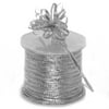 4mm X 100 Yards Silver Princess Pull Strng Bow by Paper Mart