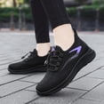 thumbnail image 2 of Zapatos Para Correr Mocasines casuales unisex Zapatillas casuales con banda elástica para deportes al aire libre (Negro 38) Wdftyju Tenis De Mujer Tenis De Hombre, 2 of 8