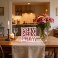 thumbnail image 6 of Inspirational Pray Over It Acrylic Desk Sign, Bible Verse Motivational Wall Art For Office, Bedroom, Dorm, Home Decor, Small 4‑Inch Decorative Plaque, Gift For Women And Friends, 6 of 6