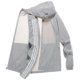 thumbnail image 1 of Sudadera con capucha de protección solar para hombres viaje de verano casual y transpirable sudadera con capucha ligera al aire libre tamaño XL gris, 1 of 10
