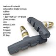 thumbnail image 1 of Bike V Brake Pad Replacement Cycling Accessory Small Size Easy Braking Rubber Block Modification Wheels Stopping Components Type 2, 1 of 8