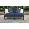 thumbnail image 2 of TK Classics Lexington 2 Piece Aluminum Patio Furniture Set 02a in Navy, 2 of 6