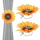 thumbnail image 3 of Tie Backs Drapery Clips Sunflower Shape Strong Clamping Force Office Decoration Silk Fabric 2Pcs, 3 of 5