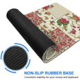 thumbnail image 6 of Long Mouse Pads for Desk,Pioneer Flower Floral Print Pattern Desk Mats on Top Of Desks, Desk Mouse Pad Extra Large with 3mm Non-Slip Base and Stitched Edge for Gaming,Office,Work,Home 31.5"x11.8", 6 of 6