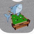 thumbnail image 4 of Inktastic Pool Shark Boys or Girls Baby Bib, 4 of 4