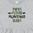 thumbnail image 4 of Inktastic Papas Future Hunting Buddy Girls Baby Dress, 4 of 5