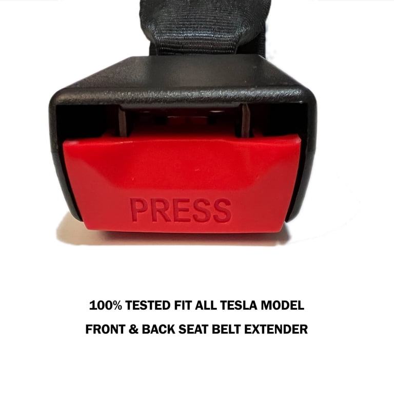Tesla Model 3 Seat Belt Release Tool – Curved Metal Quick-Release For Easy Access (Silver, Bent Handle)
