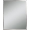 thumbnail image 1 of Hometrends Ultima Brush Wall Mirror, Rectangular Mirror, 16.50x19.50in, Brushed Silver, 1 of 5