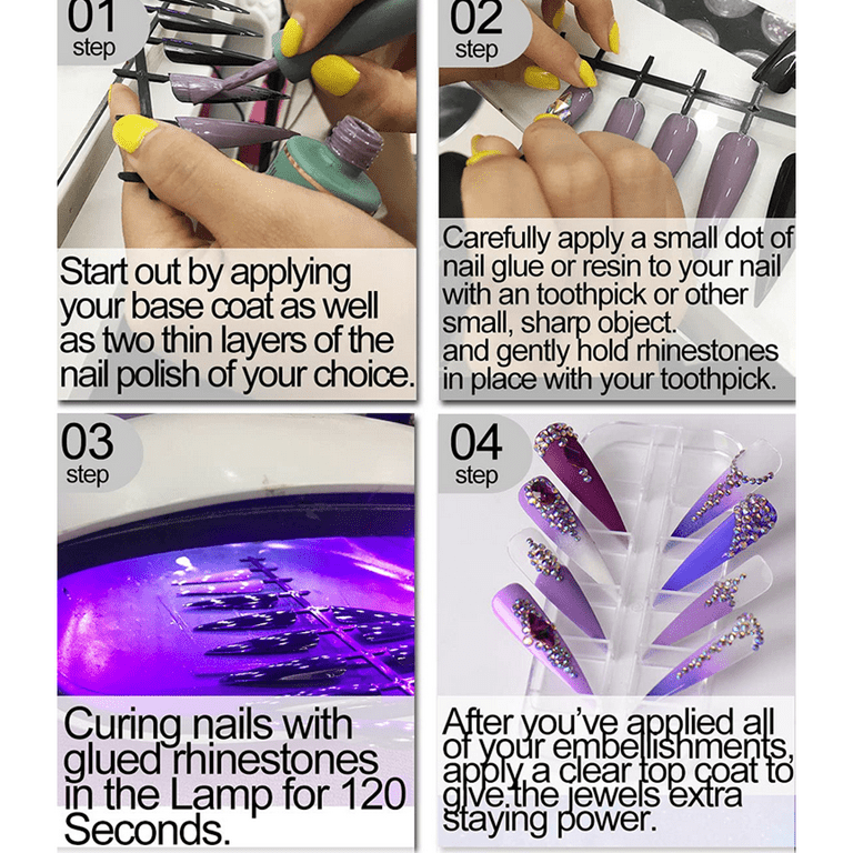 04 DIY Nail Art AB Crystal Rhinestone For Nails Glass Gem