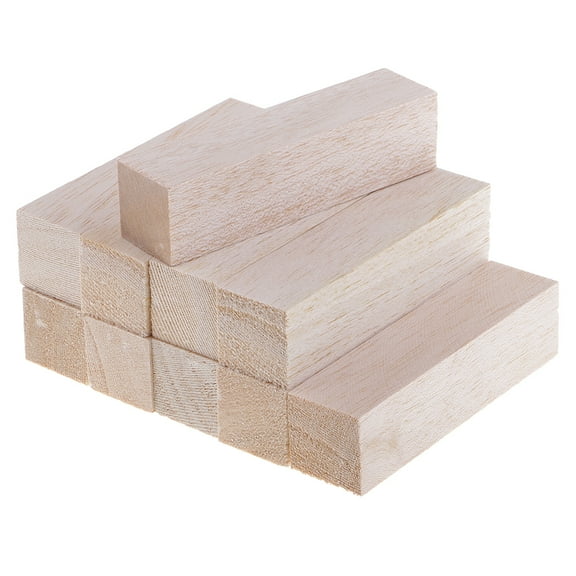 Top Grade Balsa Wood Blocks Wooden Square Sticks for Models, Aircrafts