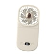 thumbnail image 3 of Mini ventilador portátil ajustable para colgar, plegable, pequeño, personal, de mano, para interiores y exteriores, playa, verano, hogar y viajes., 3 of 8