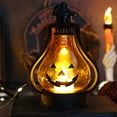 thumbnail image 3 of Linterna De Vela De Calabaza De Halloween, Linterna De Vela De Calabaza, Carcasa De Luz De Plástico Decorativa Para El Hogar, Casa Embrujada, Fiesta, Bar, 3 of 8