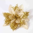 thumbnail image 4 of Polvo de oro de Navidad Flor de Navidad Imitación Decoración de árbol de Navidad Polvo de oro Flor de Navidad Decoración de corona de Navidad, 4 of 6