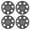 Matte Black, variant on 4 PCS/ 14" Universal Wheel Rim Covers Set of 4 Snap-on Matte Black,ABS&PC Material 14 inch Hubcaps, Replacement Caps for Toyota Nissan Hyundai Honda BYD KIA Tesla and More Models - Fit Most Models