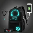 thumbnail image 3 of Topwoner City Jogging Bags Outdoor Luminous Sports Backpack with USB Charge Port (Not Include Power) Students Anti-theft Laptop Backpack, 3 of 5