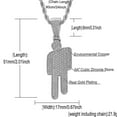 thumbnail image 2 of Billie Eilish Collier Pendentif Collier en Acier Inoxydable (Argent, 1pcs), 2 of 4