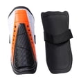 thumbnail image 4 of Espinilleras de fútbol, ​​equipo de protección para adultos y niños, 1 par, transpirables. Naranja 20 cm, 4 of 9