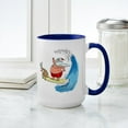 thumbnail image 4 of CafePress - Santa And Rudolf Large Mug - 15 oz Ceramic Large White Novelty Mug, 4 of 4