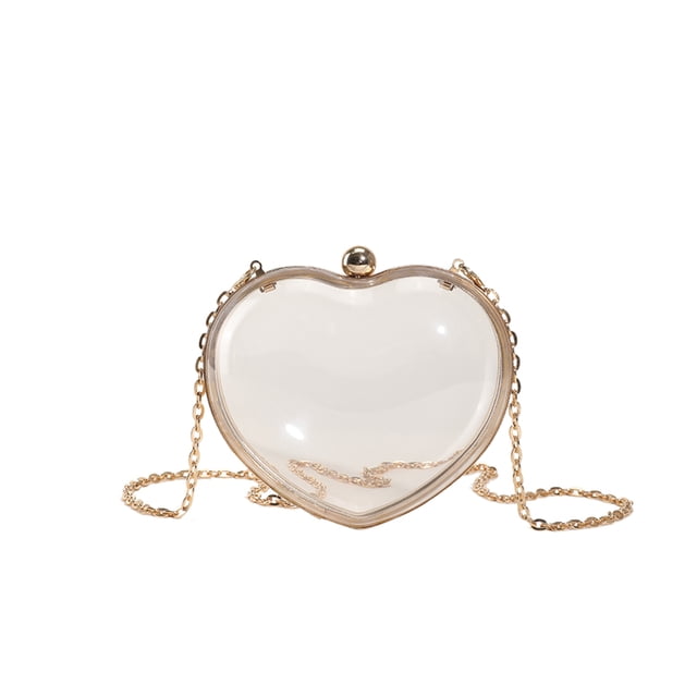 Bolso de Mujer Likrtyny Acrílico Transparente Correa de Cadena de Noche