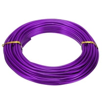 32.8ft Aluminum Wire, Jewelry Wire Aluminum Craft Wire 3mm 9 Gauge Wire for Jewelry Making Crafting, Purple