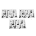 thumbnail image 2 of Sello transparente, 3 piezas de sello transparente en relieve, sellos para manualidades, uso conveniente, 2 of 12