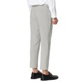 thumbnail image 3 of Lars Amadeus Men's Cropped Pants Slim Fit Flat Front Ankle-Length Dress Pants, 3 of 6