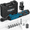 Blue & Black, variant on YUNXI Cordless Ratchet Wrench Set, 12V Electric Ratchet Driver with Lithium Batteries, Fast Charger, Metric Sockets, Portable Tool Kit for Auto Repair & DIY