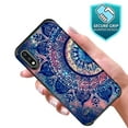 thumbnail image 4 of LG K22 Case, LG K32 Case, LG K22 Plus Case, Rosebono Slim Hybrid Shockproof Hard Cover Graphic Fashion Colorful Skin Cover Armor Case for LG K22/K22+ (Mandala), 4 of 5