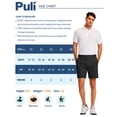 thumbnail image 2 of PULI Men’s Golf Shorts 5" Inseam Relaxed Fit Quick-Dry Lightweight Waterproof Casual Travel Shorts with Pockets, 2 of 6